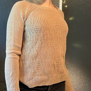 Tan knit sweater